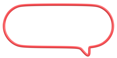 Konuşma balonu. Mesaj kutusu. 3B illüstrasyon.