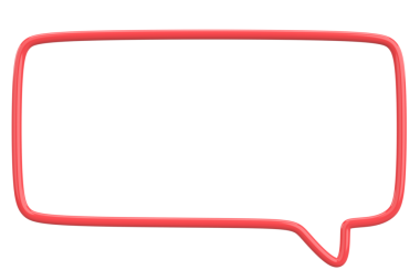 Konuşma balonu. Mesaj kutusu. 3B illüstrasyon.