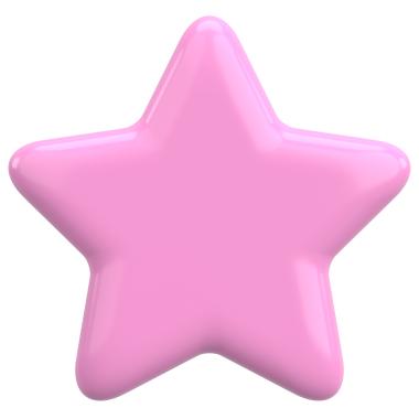 Üç boyutlu yıldız. Yıldız şeklinde. 3B illüstrasyon.