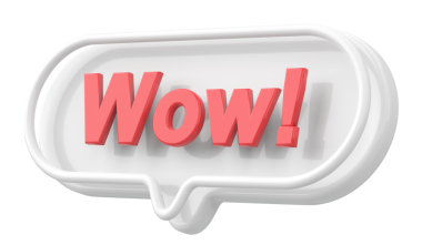 Vay canına. Kelime ve deyim. 3B illüstrasyon.