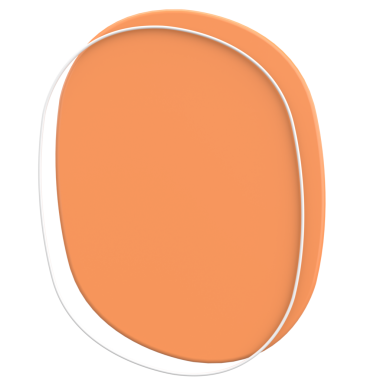 Üç boyutlu Blob. Soyut Metin Kutusu. 3B illüstrasyon.