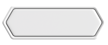 Üç boyutlu düğme. Boş tuş. 3B illüstrasyon.