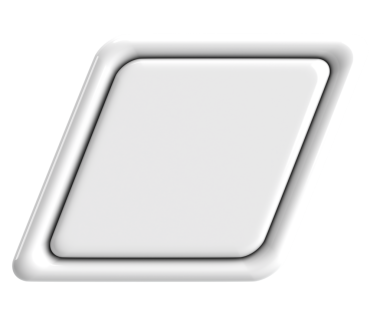 Üç boyutlu düğme. Boş tuş. 3B illüstrasyon.