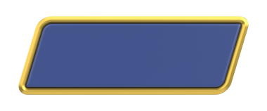 Lüks düğmesi. Boş tuş. 3B illüstrasyon.