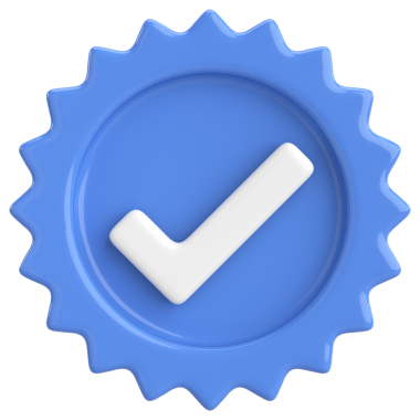 3 boyutlu onay kutusu. İşaretle. 3B illüstrasyon.