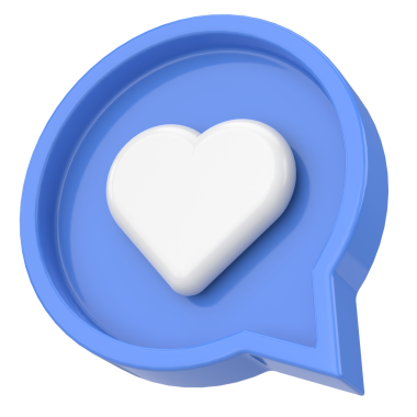 İkon gibi. Düğme gibi. 3B illüstrasyon.