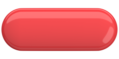 Üç boyutlu düğme. Boş tuş. 3B illüstrasyon.