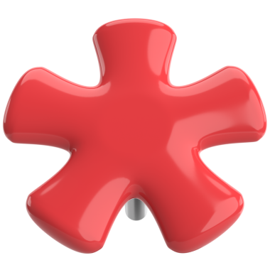 Pimi çek. Çizim iğnesi. Üç boyutlu pim. 3B illüstrasyon.