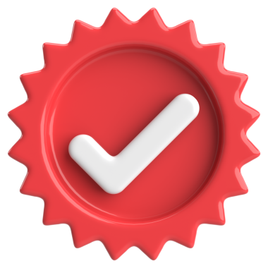 3 boyutlu onay kutusu. İşaretle. 3B illüstrasyon.