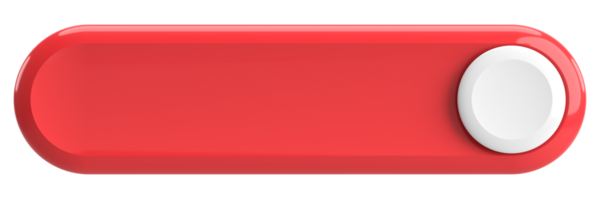 Üç boyutlu düğme. Boş tuş. 3B illüstrasyon.