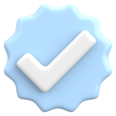 3 boyutlu onay kutusu. İşaretle. 3B illüstrasyon.