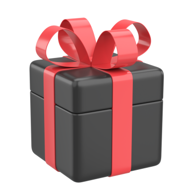 Üç boyutlu hediye kutusu. 3B illüstrasyon.