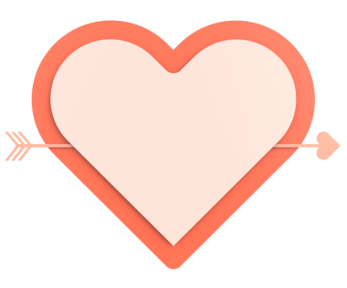 3 boyutlu sevgililer günü kartı. Sevgililer Günü afişi. 3B illüstrasyon.