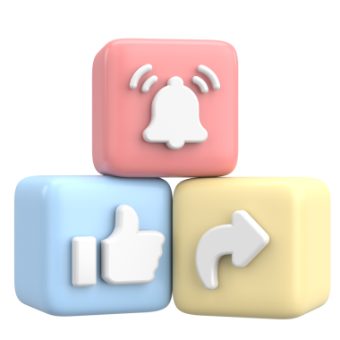 Ortak abonelik simgesi gibi. 3B illüstrasyon.