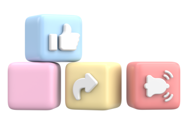 Ortak abonelik simgesi gibi. 3B illüstrasyon.