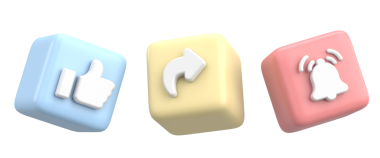 Ortak abonelik simgesi gibi. 3B illüstrasyon.