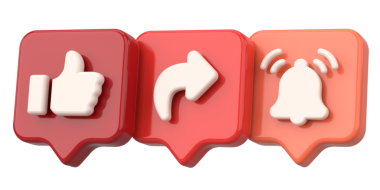 Ortak abonelik simgesi gibi. 3B illüstrasyon.