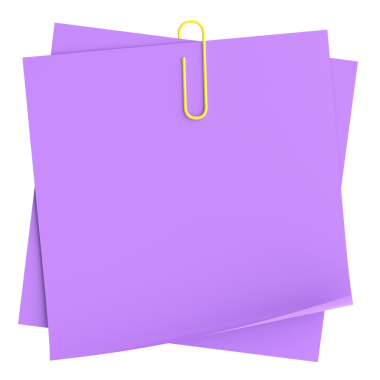 Üç boyutlu not defteri. Yapışkan bir not. 3B illüstrasyon.