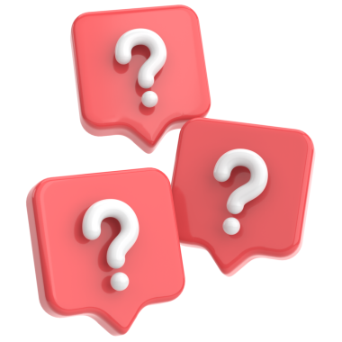 Soru işareti işareti. 3B illüstrasyon.