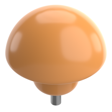 Pimi çek. Çizim iğnesi. Üç boyutlu pim. 3B illüstrasyon.