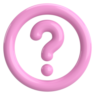 Soru işareti işareti. 3B illüstrasyon.