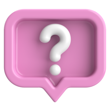 Soru işareti işareti. 3B illüstrasyon.