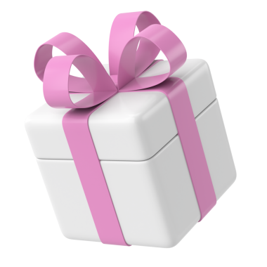 Üç boyutlu hediye kutusu. 3B illüstrasyon.