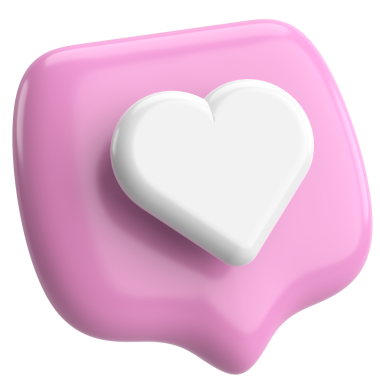 Düğme gibi. İkon gibi. 3B illüstrasyon.