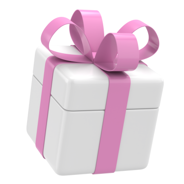 Üç boyutlu hediye kutusu. 3B illüstrasyon.