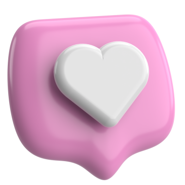 İkon gibi. Düğme gibi. 3B illüstrasyon.