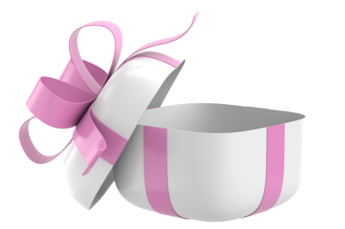 Hediye Kutusu açıldı. Üç boyutlu hediye kutusu. 3B illüstrasyon.