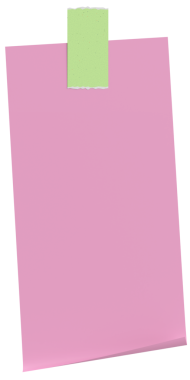 Üç boyutlu not kağıdı. Yapışkan bir not. 3B illüstrasyon.