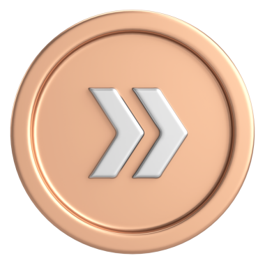 Sonraki düğme. Devam et düğmesi. 3B illüstrasyon.