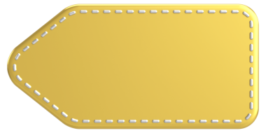 Fiyat etiketi Fiyat etiketi 3B illüstrasyon.