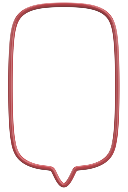 Konuşma balonu. Mesaj kutusu. 3B illüstrasyon.