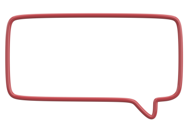 Konuşma balonu. Mesaj kutusu. 3B illüstrasyon.