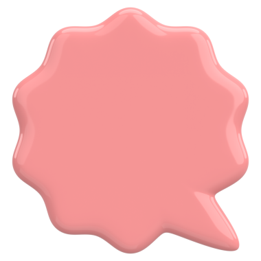 Konuşma balonu. Mesaj kutusu. 3B illüstrasyon.