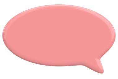 Konuşma balonu. Mesaj kutusu. 3B illüstrasyon.