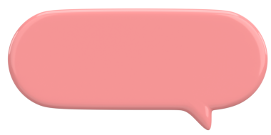 Konuşma balonu. Mesaj kutusu. 3B illüstrasyon.