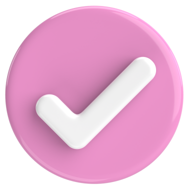 3 boyutlu onay kutusu. İşaretle. 3B illüstrasyon.