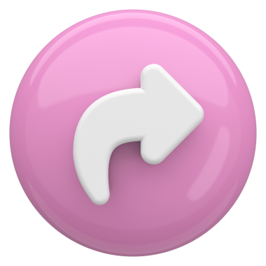 Paylaş düğmesi. Simgeyi paylaş. 3B illüstrasyon.