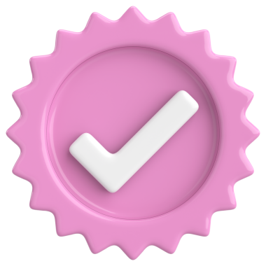 3 boyutlu onay kutusu. İşaretle. 3B illüstrasyon.