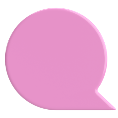 Konuşma balonu. Sohbet balonu. 3B illüstrasyon.