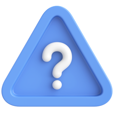 Soru işareti işareti. 3B illüstrasyon.