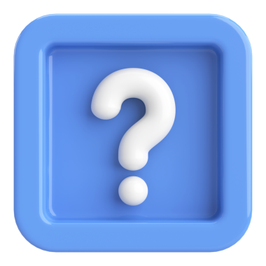 Soru işareti işareti. 3B illüstrasyon.