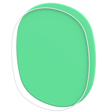 Üç boyutlu Blob. Soyut Metin Kutusu. 3B illüstrasyon.