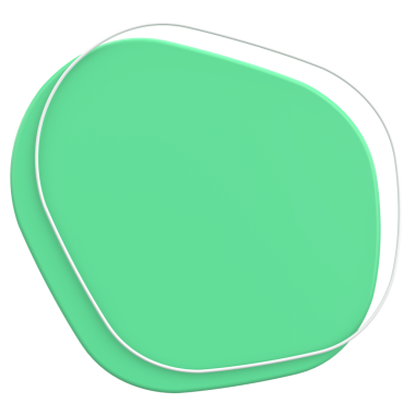Üç boyutlu Blob. Soyut Metin Kutusu. 3B illüstrasyon.