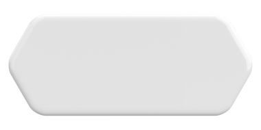 Üç boyutlu düğme. Boş tuş. 3B illüstrasyon.