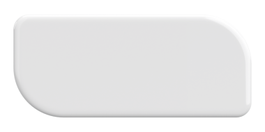 Üç boyutlu düğme. Boş tuş. 3B illüstrasyon.