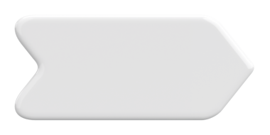 Üç boyutlu düğme. Boş tuş. 3B illüstrasyon.